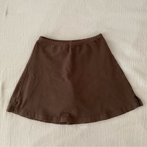 Los Angeles Apparel cheer skort in brown XS